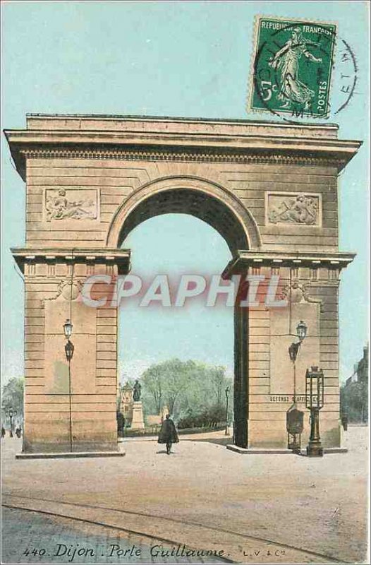 Old Postcard Dijon Porte Guillaunie