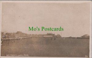 Sussex Postcard -  Brighton & Hove, Western Lawn's, Hove RS36871