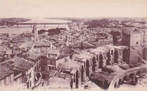 France Arles Les Arenes et le Rhone