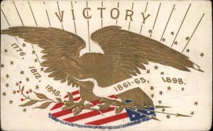 American Eagle Civil War Victory Patriotic c1910 Vintage Postcard