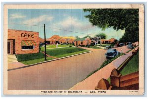 1937 Terrace Court in Texarkana Arkansas AR Texas TX Vintage Posted Postcard