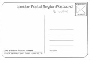 B100779 london postal region postcard    uk