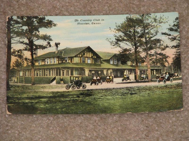 The Country Club in Hoston, Texas, Early 1900`s, unused