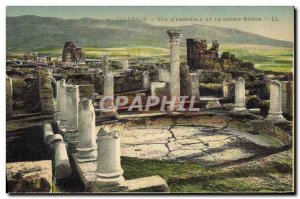 Old Postcard Volubilis View Densemble And The Great Basin