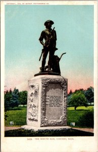 Massachusetts Concord The Minuteman Statue Detroit Publishing