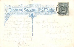 Canals Foreign Post Card Canal Street Morrisburg, Ontario, Canada 1908