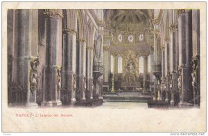 L'Interno Del Duomo, NAPOLI (Campania), Italy, 1900-1910s