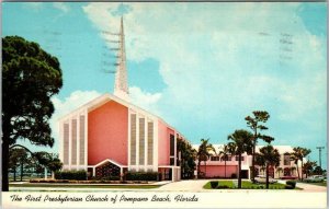 1969 First Presbyterian Church Pompano Beach,FL Broward County Florida Vintage
