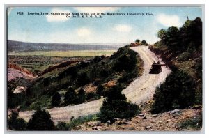 Postcard CO Leaving Priest Canon Royal Gorge Colo. Vintage Standard View Card 