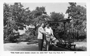 Rock City Park NY This Pump-Jack Raises Crude Oil 2000 Feet, RPPC