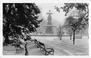 BR53887 Graz im schenee im Stadtpark      Austria