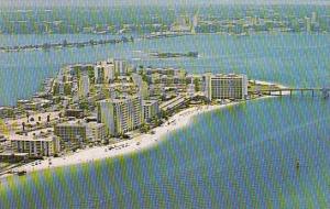 Florida Clearwater Beach A View Of The South End Of The Beach Hotel And Motel...
