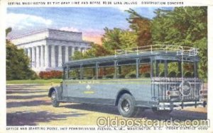 Dertroit-windsor Tunnel Bus, Washington D.C., Wa, USA Buses 1935 crease or in...