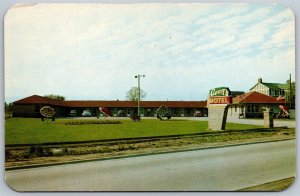 Vtg Toronto Ontario Canada Avon Motel 1950s View Chrome Postcard