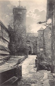 Germany Eisenach Wartburghof mit Dirnitz vintage postcard B994
