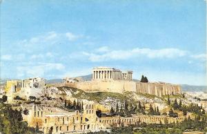 B96513 athens general view of the acropolis greece