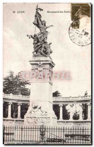 Lyon - Children Monument - Old Postcard