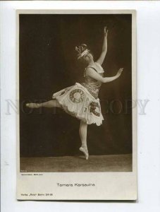 286309 Belle KARSAVINA Russian BALLET Star DANCE Vintage PHOTO