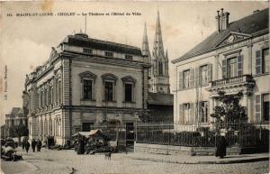 CPA Maine - et-Loire - CHOLET - Le Théatre et l'Hotel de Ville (296706) 