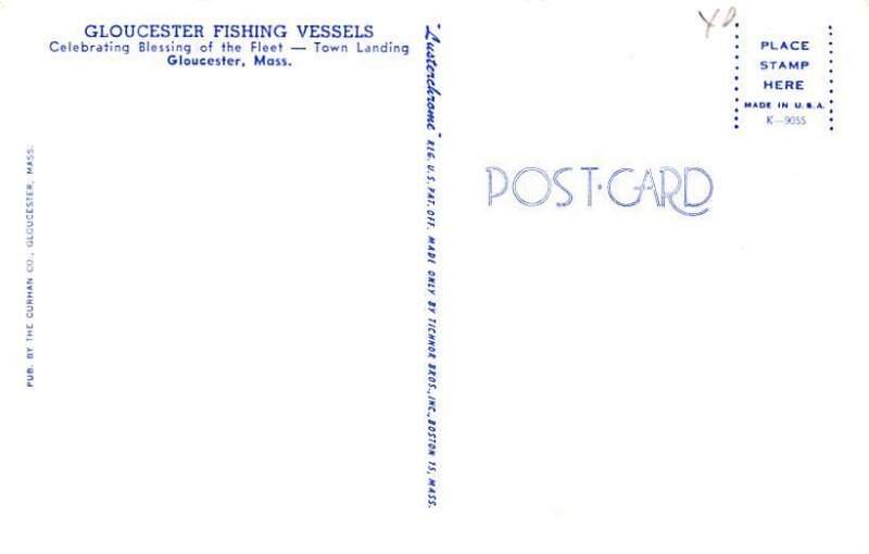 Glouscester Fishing Vessels Gloucester, Massachusetts MA  