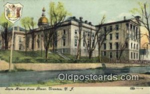 Trenton, New Jersey, NJ State Capital USA 1911 crease left top corner, postal...