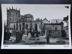 Derbyshire: Castleton Church RP Old Postcard Pub by Lilywhite Ltd