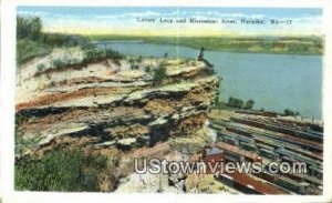 Lovers Leap, Mississippi River in Hannibal, Missouri