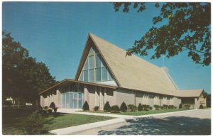 St Mary's Church, Clinton, Connecticut, Vintage Chrome Postcard