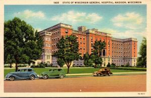 Wisconsin Madison State Of Wisconsin General Hospital Curteich