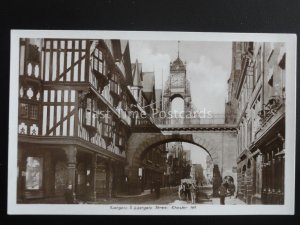 Cheshire CHESTER Eastgate & Eastgate Street - Old RP Postcard