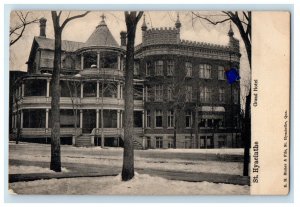 c1910 St. Hyacinthe Grand Hotel Quebec Canada Antique Unposted Postcard