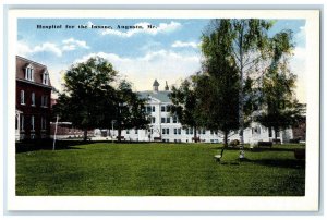 c1910's Hospital For The Insane Building Augusta Maine ME Antique Postcard