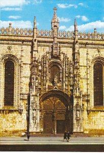 The Porch Jeronimos Monastery Lisboa Portugal