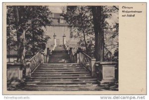 Hofgartentreppe mit Schlob, Ohringen, Brandenburg,  Germany 1900-10s