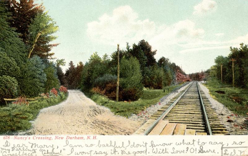 NH - New Durham. Nancy's Crossing (Railroad)