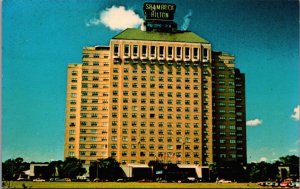 The Shamrock Hilton Houston Texas Vintage Postcard C210