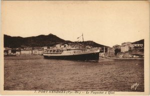 CPA PORT-VENDRES Le Paquebot (144496)