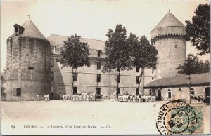 France Tours La Caserne et la Tour de Guise Vintage Postcard C084