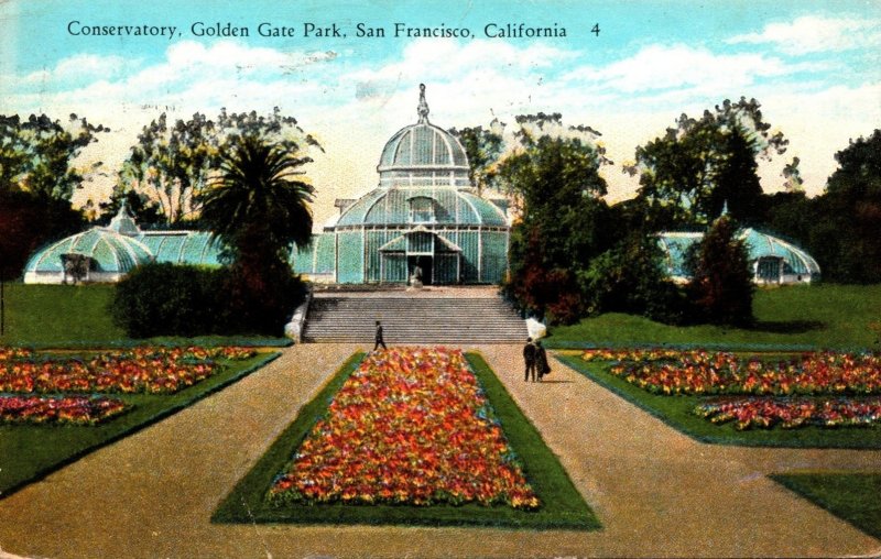 California San Francisco Golden Gate Park Conservatory 1931