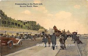 Promenading on the Boulevard Revere Beach, MA, USA 1913 