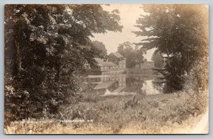 RPPC  North Factory  Peterborough Peterboro New Hampshire Postcard