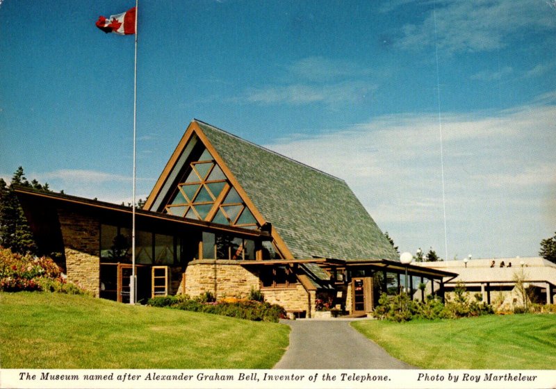 Canada Nova Scotia Baddeck Panoramic View Alexander Graham Bell Museum