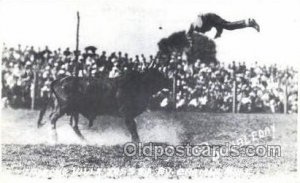 Pancho Villa and Braman Bull Cowboy Western Unused 