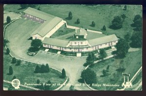 Monticello, Virginia/VA Postcard, Aerial View Of Town & Country Motor Lodge