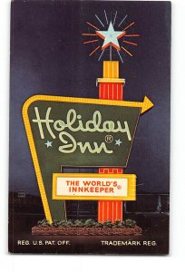 Springfield Ohio OH Vintage Postcard Holiday Inn US Route 40