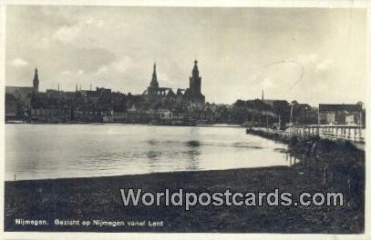 Gezicht op Nijmegen vanaf Lent Nijmegen Netherlands 1935 