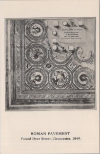 History Postcard - Roman Pavement Found Dyer Street, Cirencester, 1849 - XT501