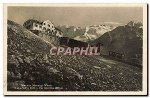 Old Postcard Muottas Muraigl Blidegegen Piz Palu Piz Bernina