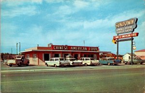 Sundown Dining Room and Coffee Shop Route 66 Holbrook AZ Vintage Postcard V66