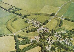 Avebury Wiltshire England Aerial Ministry Public Building & Works Postcard D31